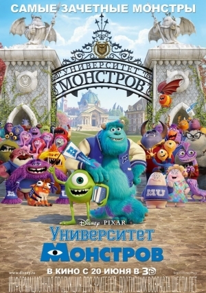 Университет монстров / Monsters University (2013) HDRip